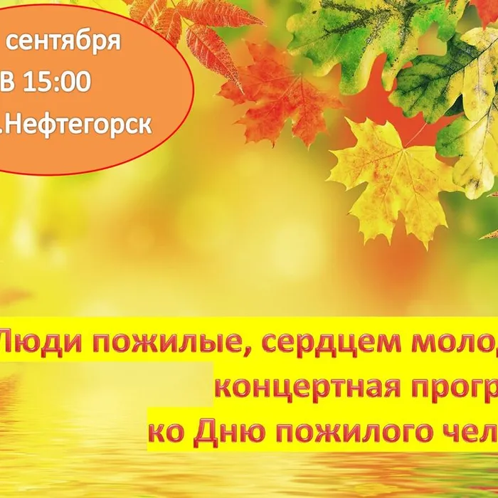 "Люди пожилые, сердцем молодые", концертная программа