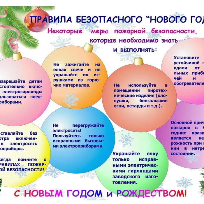 "Безопасный Новый Год", час безопасности 