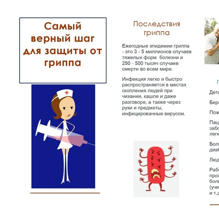 Памятка "Самый верный шаг защиты от гриппа"